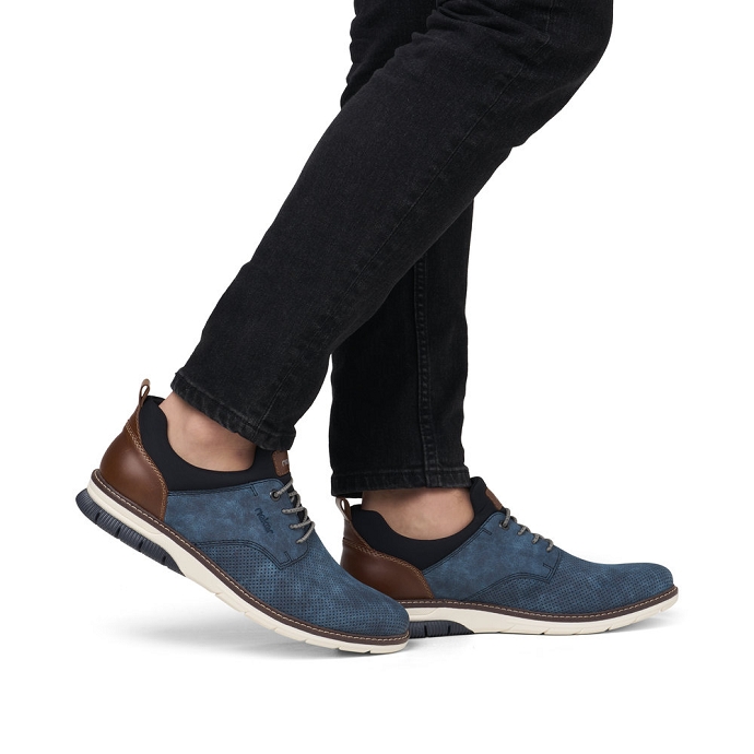 Rieker chaussure a lacets 14450.14 bleu2687401_2