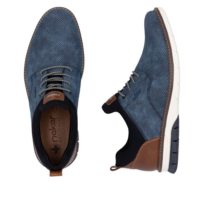 Rieker chaussure a lacets 14450.14 bleu2687401_3