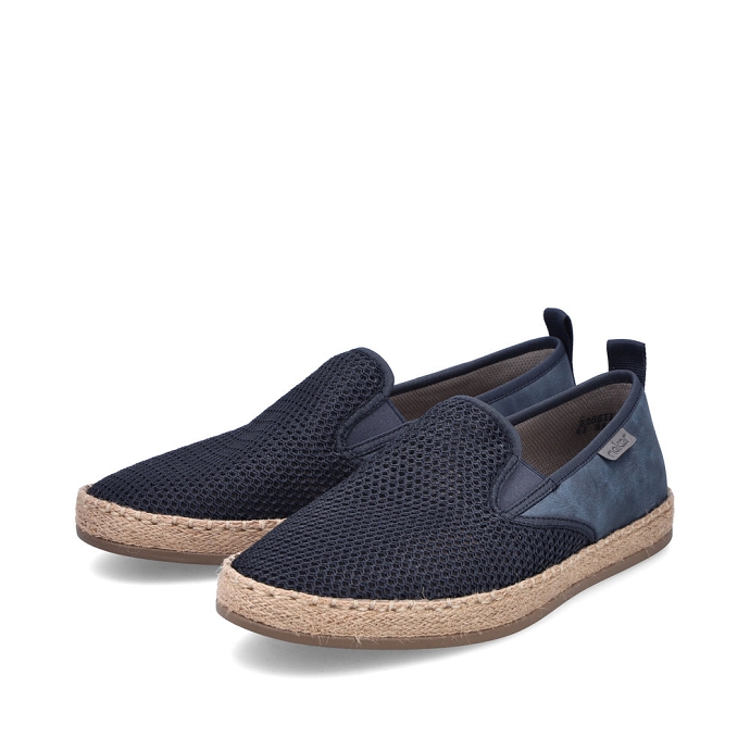 Rieker espadrille b2661.14 bleu
