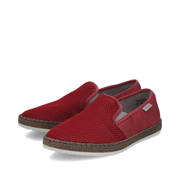 Rieker espadrille b5265.33 rouge