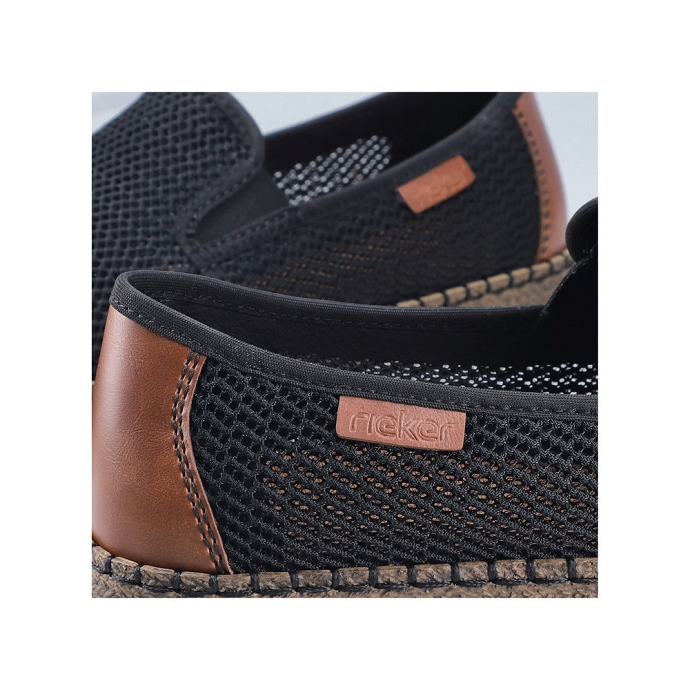 Rieker espadrille b5276.00 noir2689301_3