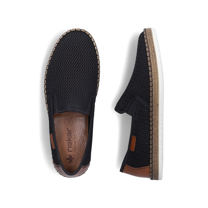 Rieker espadrille b5276.00 noir2689301_4