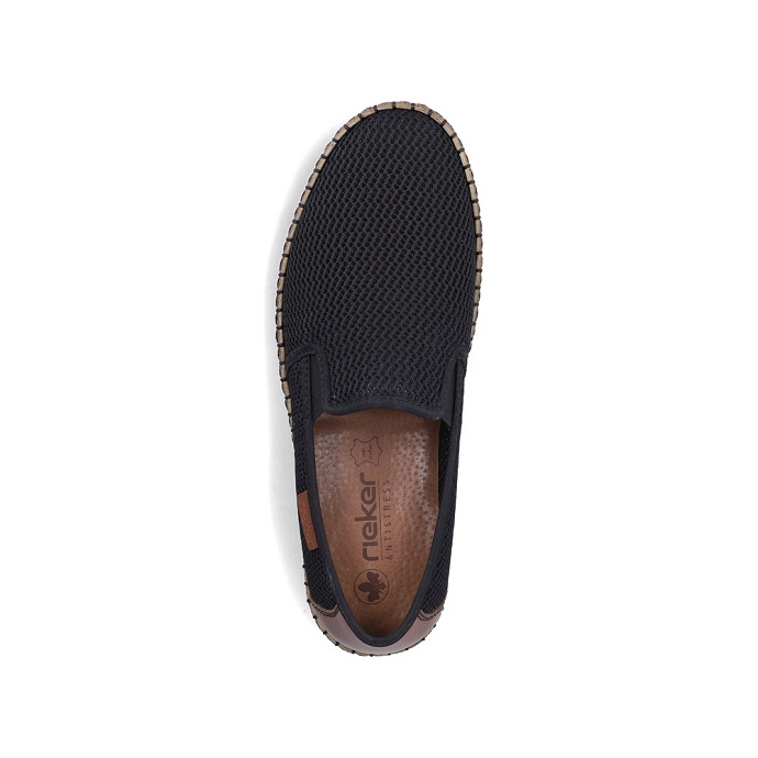 Rieker espadrille b5276.00 noir2689301_5