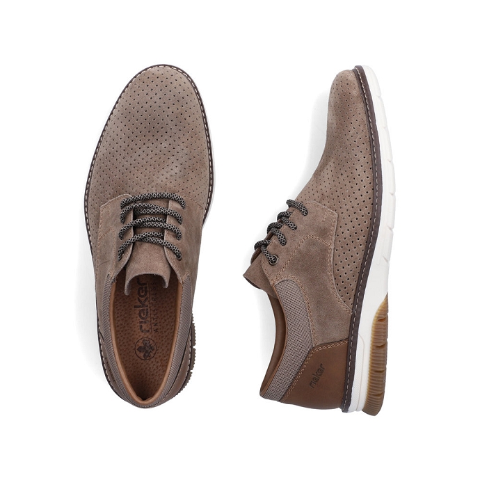 Rieker chaussure a lacets 14425.20 taupe2691601_4