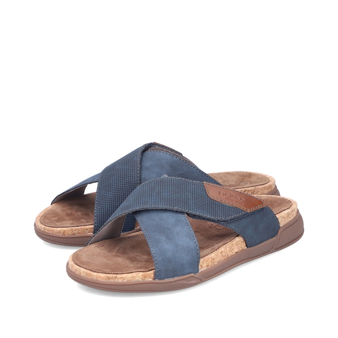 Rieker mule 27070.14 bleu