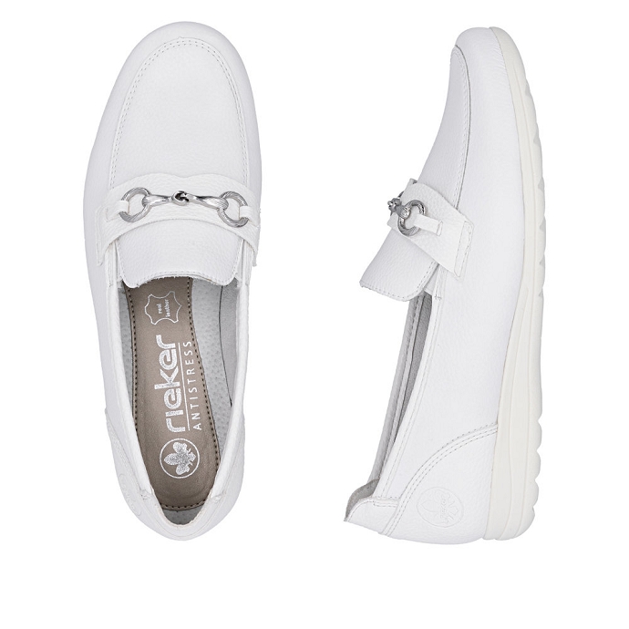 Rieker mocassin l9355.80 blanc2695301_2