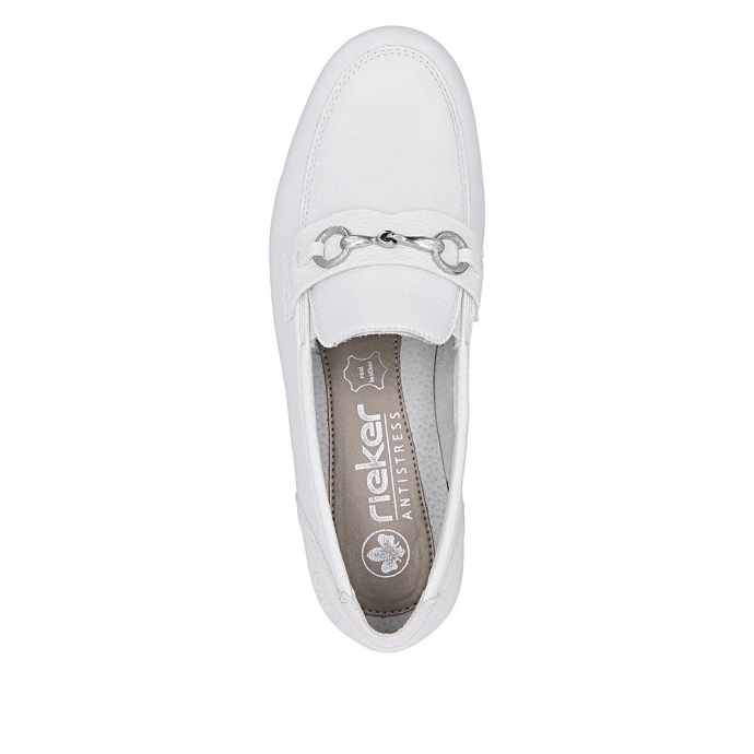 Rieker mocassin l9355.80 blanc2695301_4