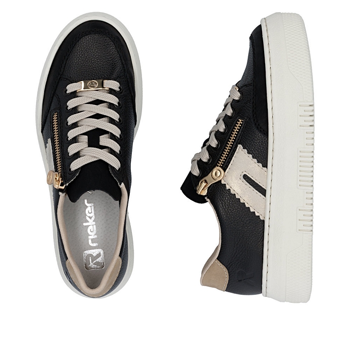 Rieker basket m1912.00 noir2695801_3