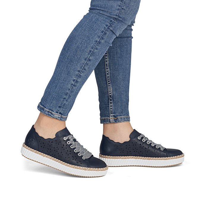 Rieker basket m2902.14 bleu2696301_2