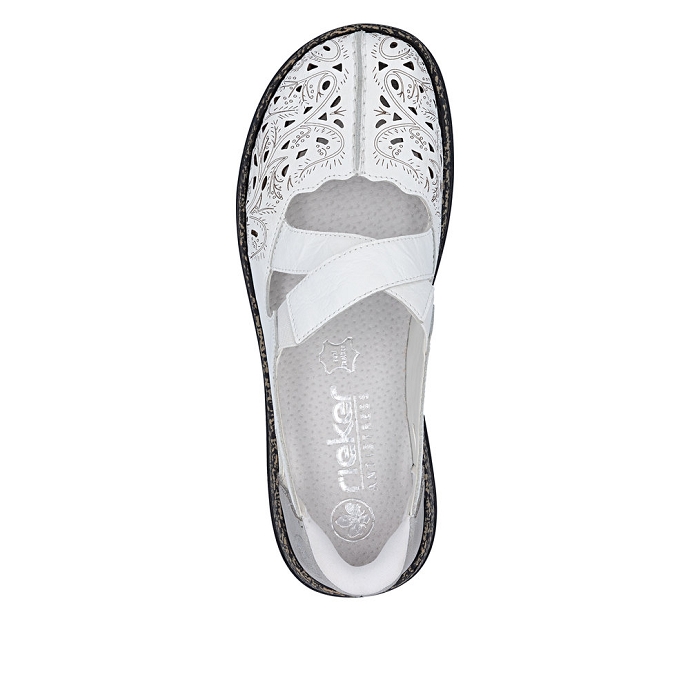 Rieker chaussure a velcro 46352.80 blanc2702801_4