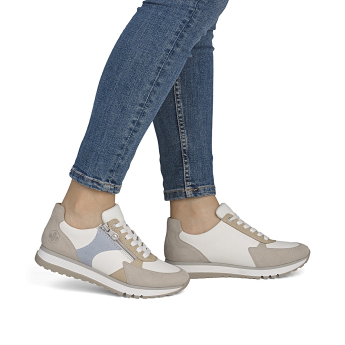 Rieker basket 49010.81 blanc multi2703801_2