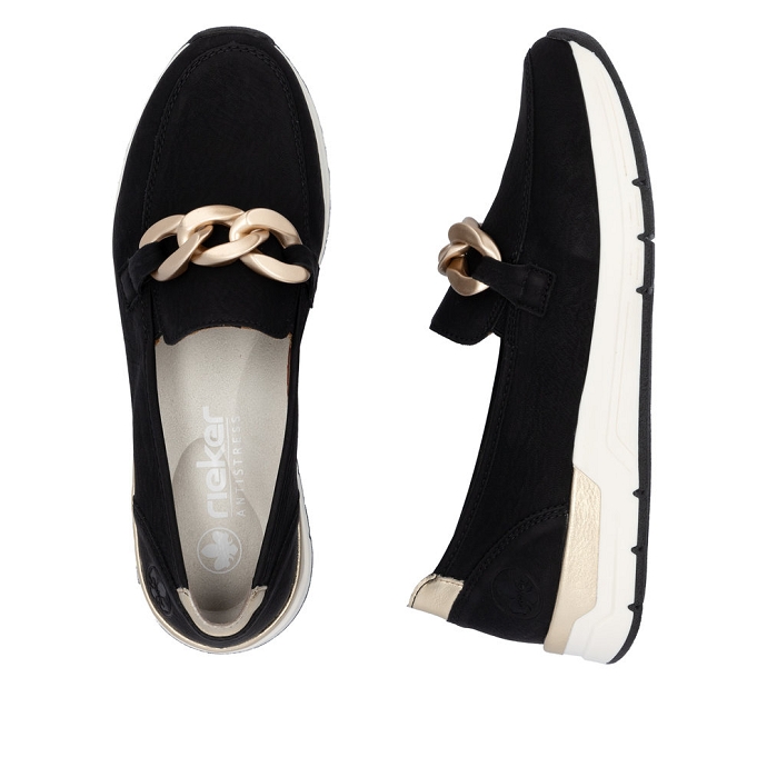 Rieker mocassin 58944.00 noir2704401_3