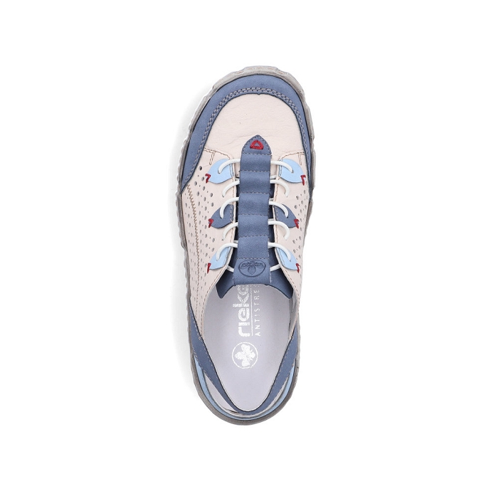 Rieker chaussure a bride l0375.91 creme2709401_5