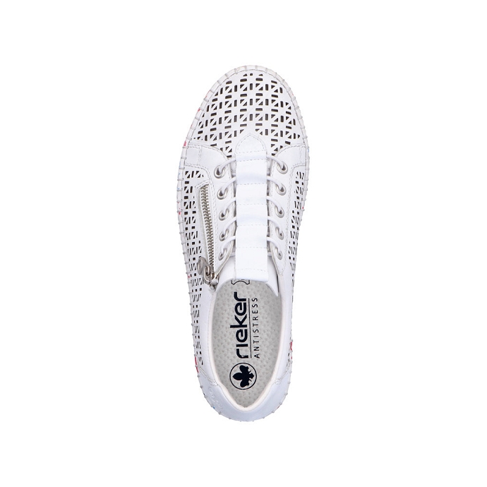 Rieker chaussure a lacets m2357.80 blanc multi2710601_4
