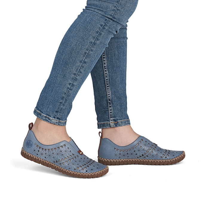 Rieker mocassin m2852.12 bleu2710701_2