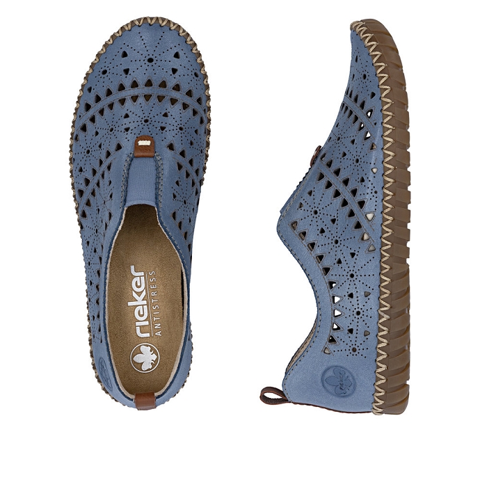 Rieker mocassin m2852.12 bleu2710701_3