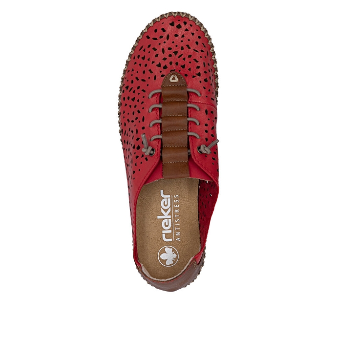 Rieker chaussure a lacets m2856.33 rouge2711001_4