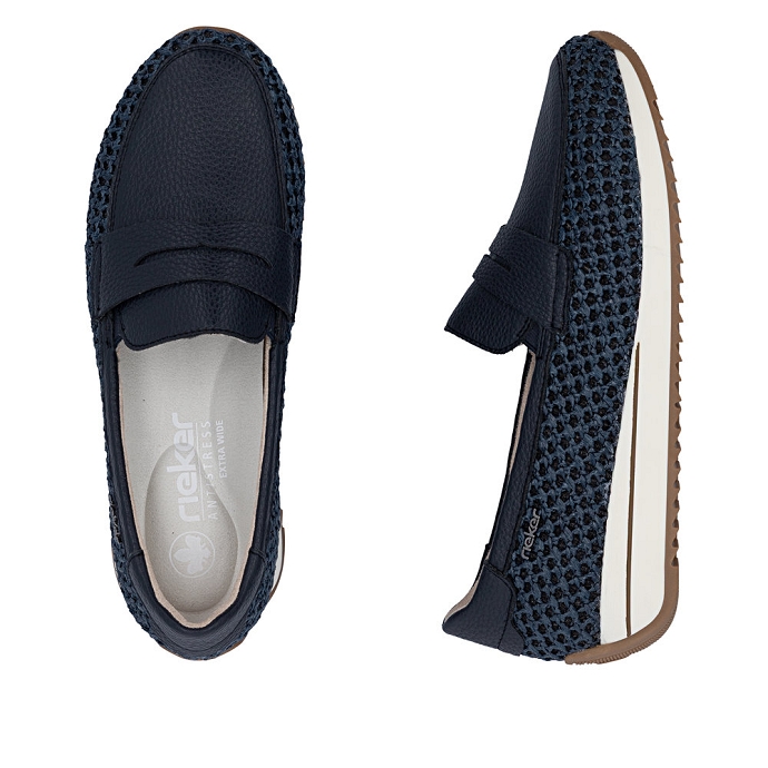 Rieker mocassin n1254.14 bleu2711401_3