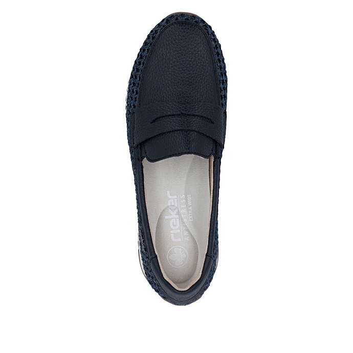 Rieker mocassin n1254.14 bleu2711401_4