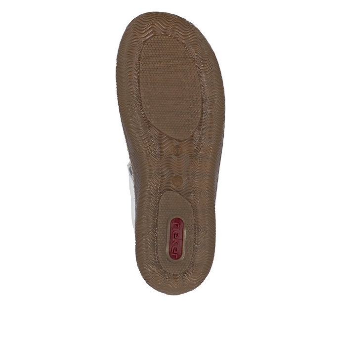 Rieker chaussure a velcro n2453.80 blanc2711501_5