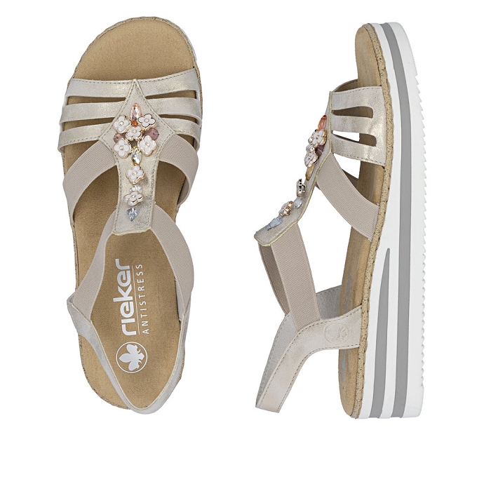 Rieker sandale v0245.60 gold2712401_3