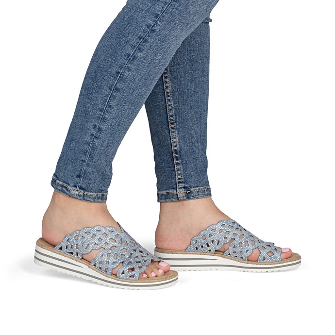 Rieker mule v0689.12 bleu2713201_2