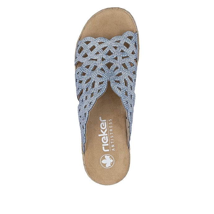 Rieker mule v0689.12 bleu2713201_4