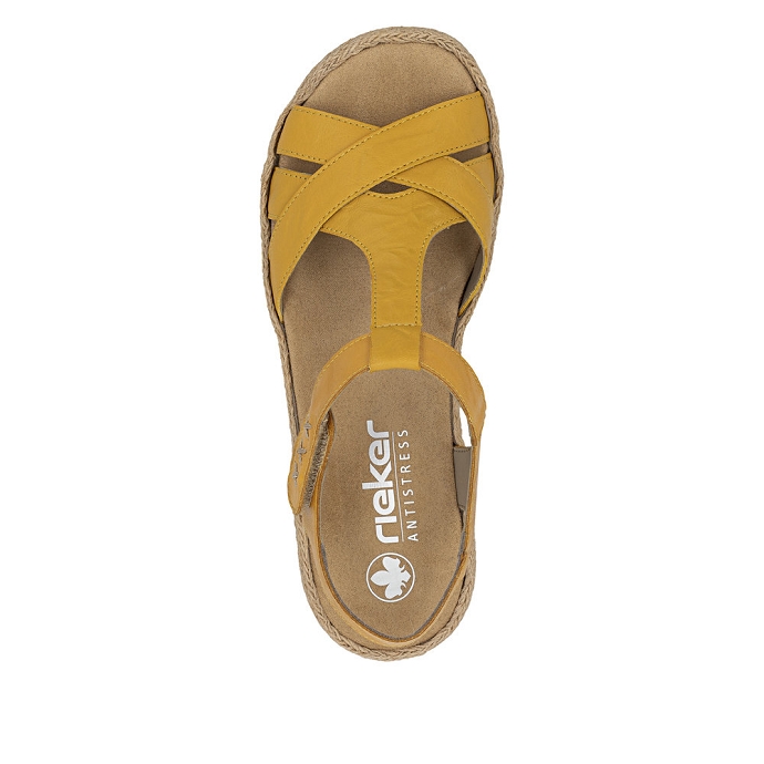 Rieker sandale v0919.68 jaune2713501_4