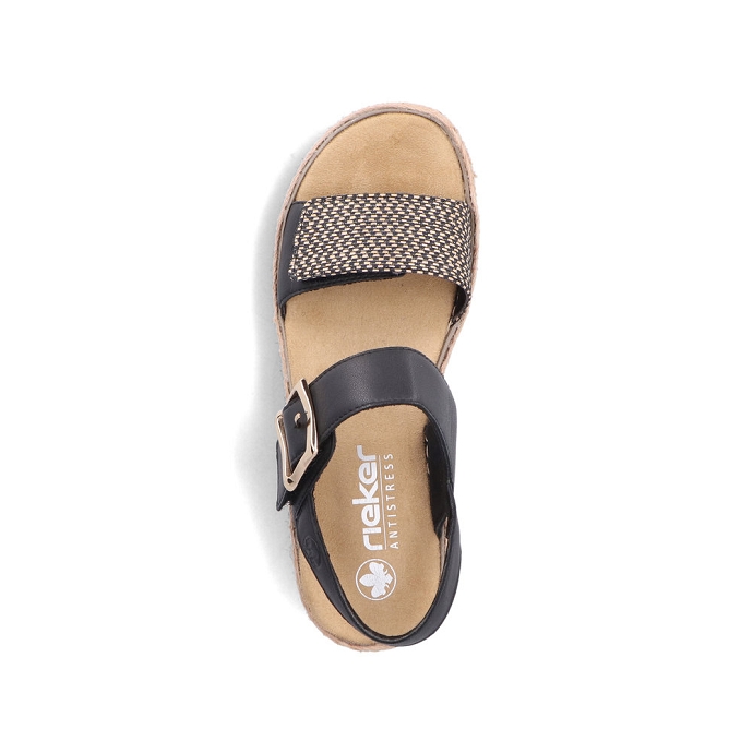 Rieker sandale v0951.00 noir2713801_5
