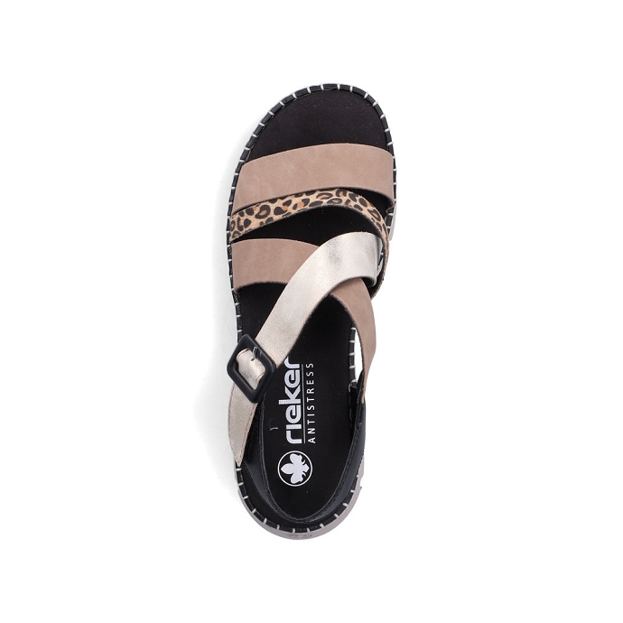 Rieker sandale v1063.90 beige2714101_5