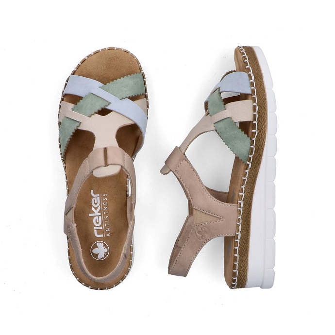 Rieker sandale v1269.90 beige2714501_4