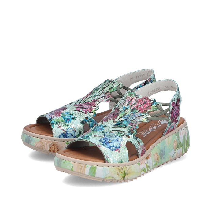 Rieker sandale v1784.90 multicolor