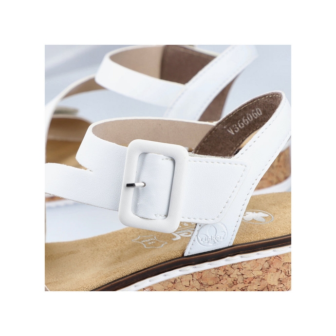 Rieker sandale v3660.60 blanc multi2715401_2