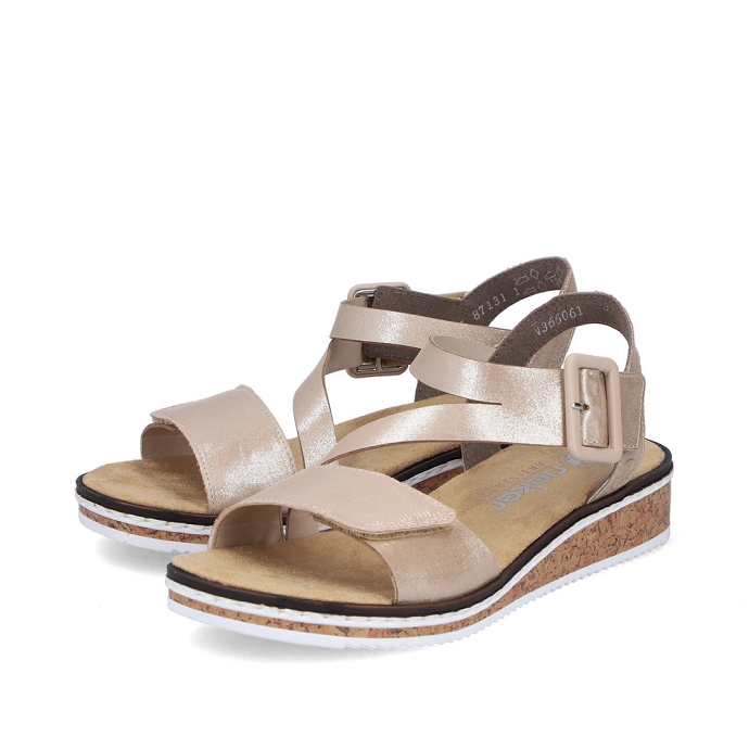 Rieker sandale v3660.61 gold