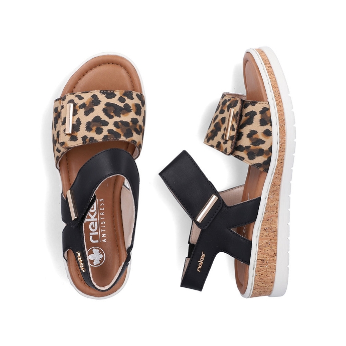 Rieker sandale v4181.00 leopard2716301_4