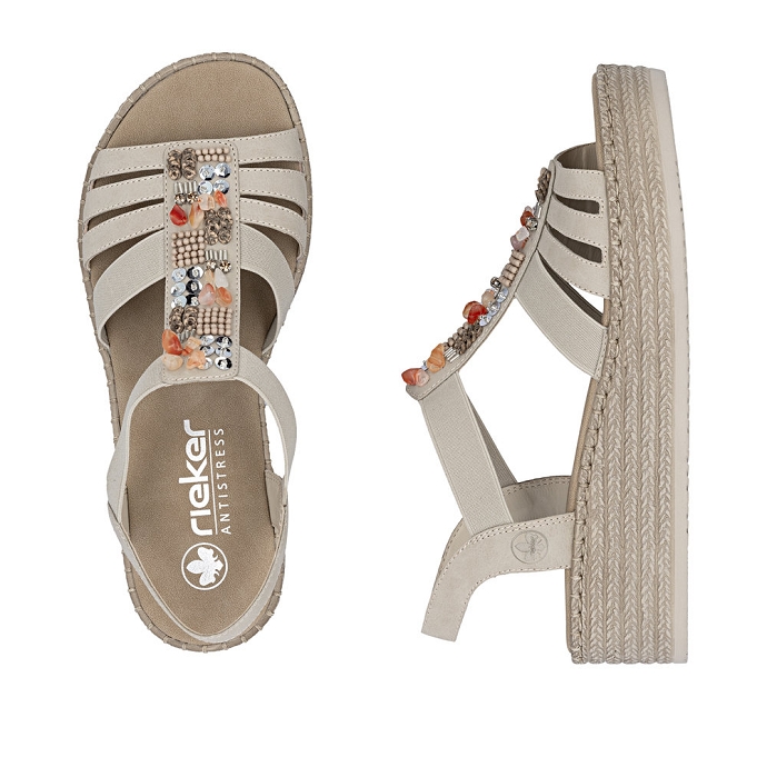 Rieker sandale v4557.62 beige2716601_3