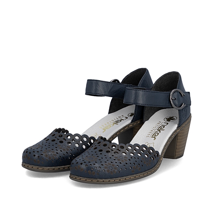 Rieker escarpin 40902.14 bleu