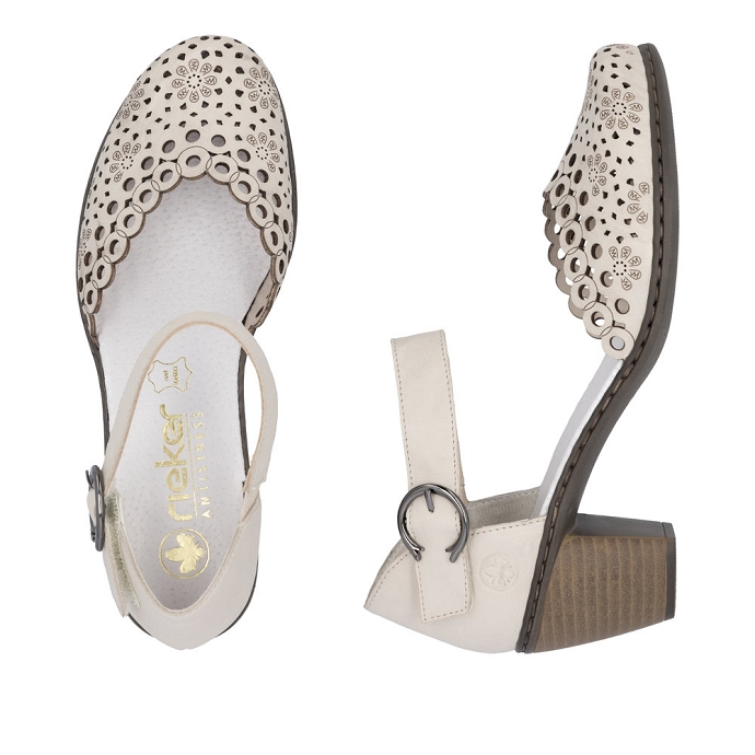 Rieker escarpin 40902.60 creme2718901_3