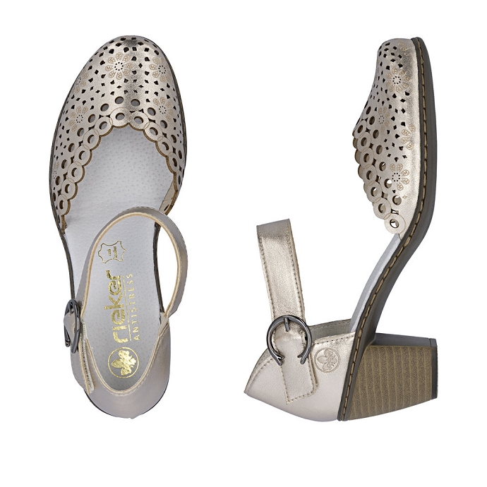 Rieker escarpin 40902.90 platinum2719001_3