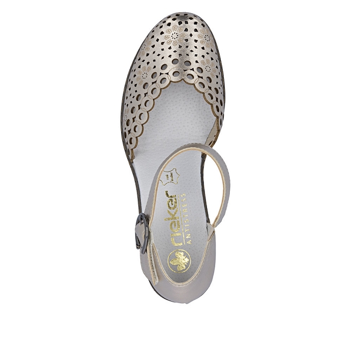 Rieker escarpin 40902.90 platinum2719001_4