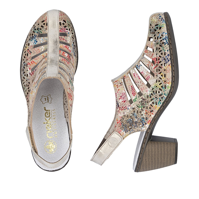 Rieker escarpin 40959.90 platinum2719101_3