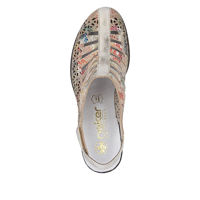 Rieker escarpin 40959.90 platinum2719101_4