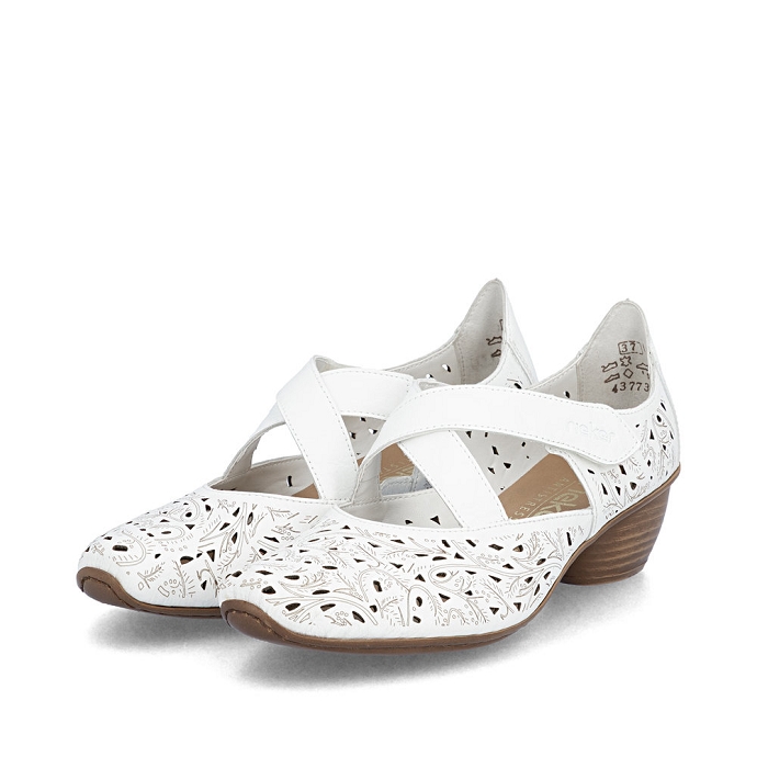 Rieker escarpin 43773.80 blanc