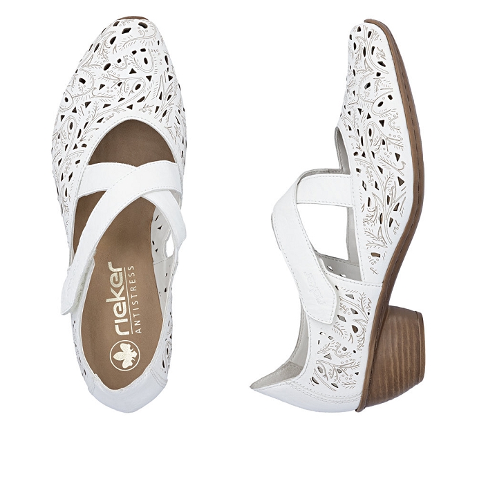 Rieker escarpin 43773.80 blanc2719801_3