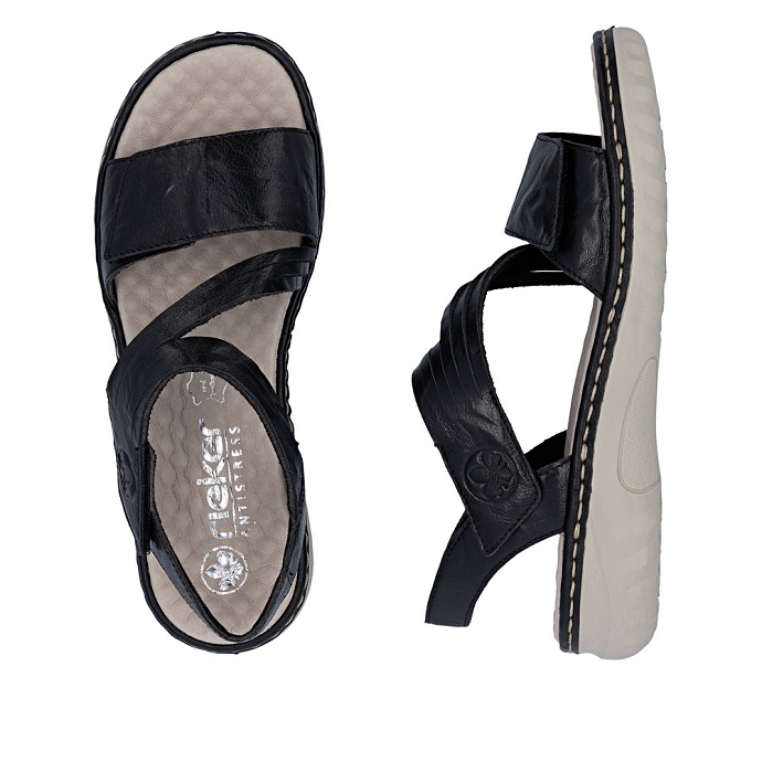 Rieker sandale 60464.00 noir2720901_3