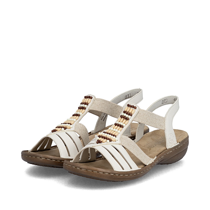 Rieker sandale 60851.60 blanc