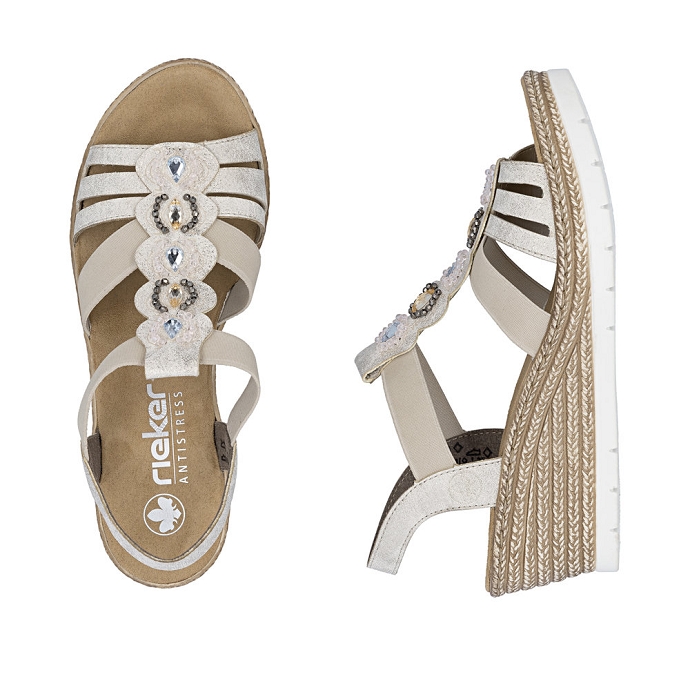 Rieker sandale 619b2.60 gold2721701_3