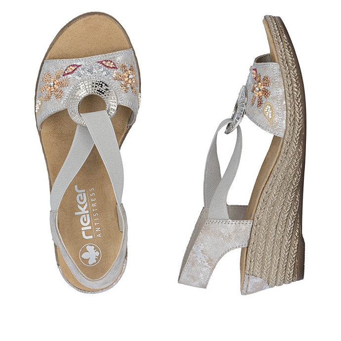 Rieker sandale 62466.90 gris2722201_3