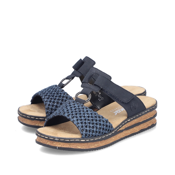Rieker mule 62943.14 bleu