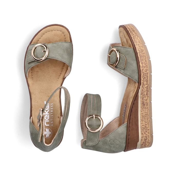 Rieker sandale 63780.52 kaki2723601_4